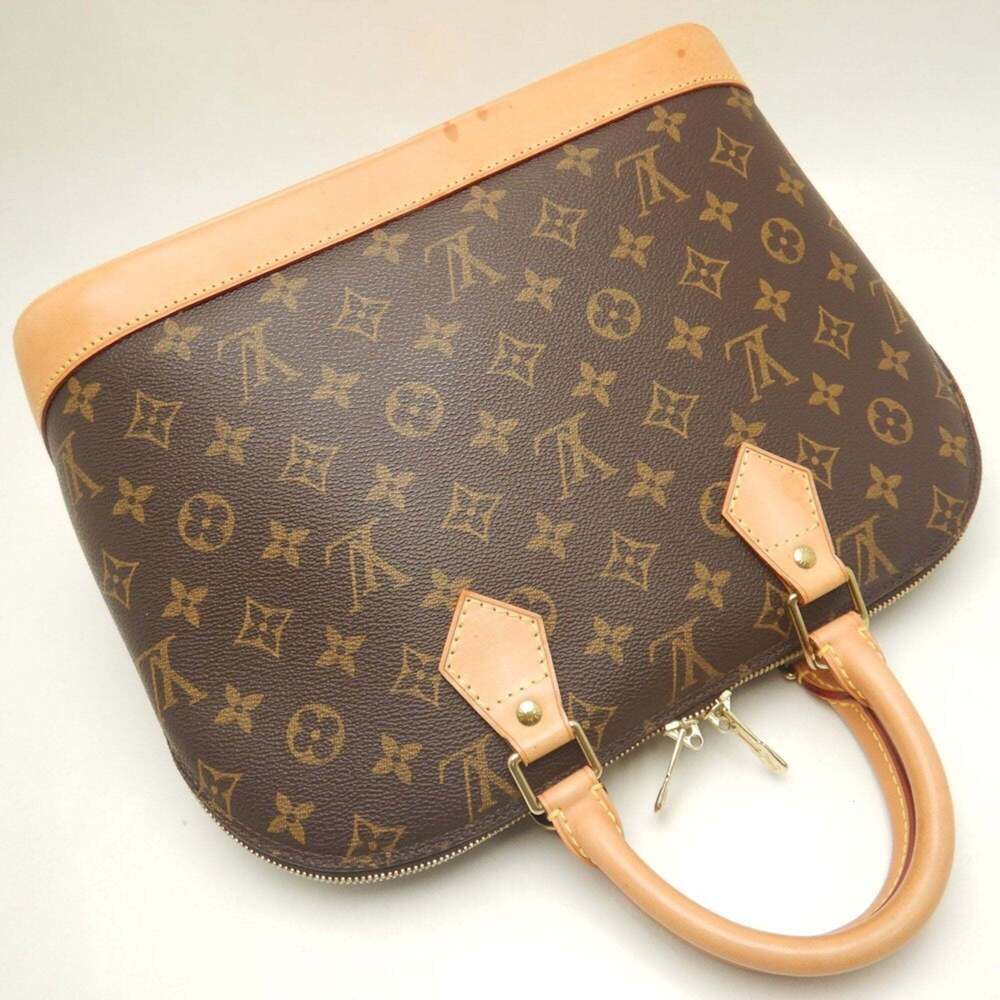 LOUIS VUITTON Authentic Brown Monogram Alma Bag - Picture 4 of 16